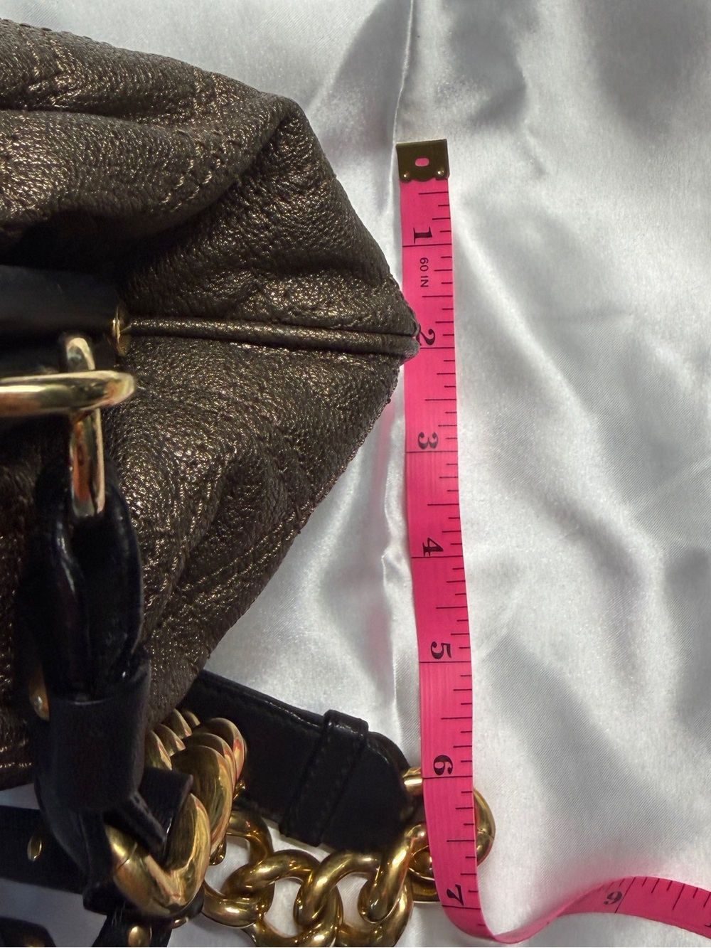 Marc Jacobs Vintage 2010 Archive Metallic Bronze Little Stam Bag - Picture 17 of 17